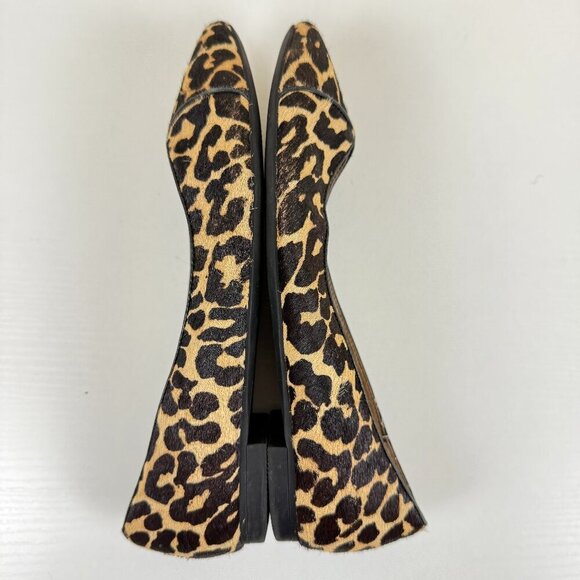 Vionic Pointed Toe Leopard Flats - Picture 5 of 10